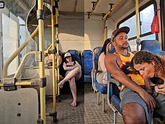 Married woman flirts with stranger on bus and ends up banging! 😜