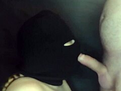 i love how my step sister's hot mouth sucks cock while hiding her face