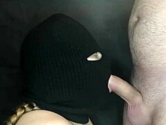 i love how my step sister's hot mouth sucks cock while hiding her face