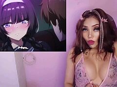 Inexpert Otaku Students Lose Virginity in Hentai Couple Episode 1