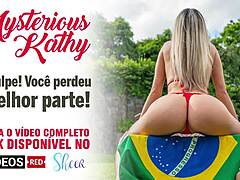 Latina babe teases in swimsuit with perfect huge ass