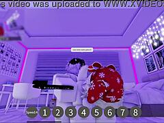 Having fun in a Roblox condominium with a condom game