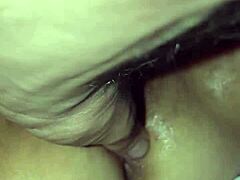 Shaved Milf Spreading Wide for a Teasing View