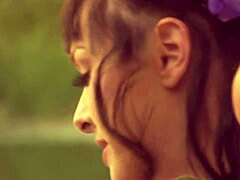 damn, this cute girl with small tits rode a tough guy on a boat! what a wild ride!