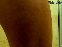 Kinky Blonde Teen Faby O Teases With Showerhead