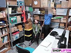 so this shoplifting teen picked cock instead of calling the cops