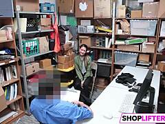 so this shoplifting teen picked cock instead of calling the cops