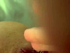 Latina Wife Masturbates in Shorts Before Work