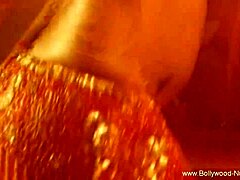 sexy oriental woman performs exotic belly dance with flair