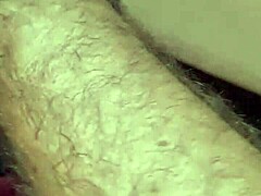 blonde couple's hairy pussy gets cum covered in orgasm