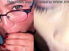 in this homemade video, susy and dafri compete in blowjob skills with cum in mouth