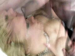 Steamy Threesome with Vicky Wilfing at Wild German Milf Orgy Party
