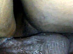 Cum Drips From Ripped Clothes On Her Ass