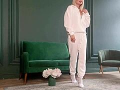 Behind the scenes with a stunning Playboy model. Blonde milf shines in public shoot!