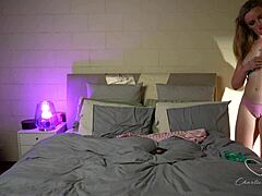 Charlie forde sends sensual nudes while fingering in bed