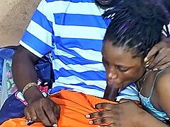 Hey, watch Ogpussy give her boyfriend that creamy ebony treat