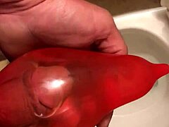 Condom piss 2 featuring detailed use of condoms in piss play