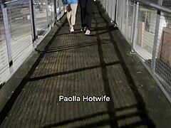 married hotwife Paolla bangs non-stop on BR 153 for drivers’ delight.