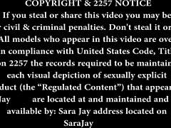 Beautiful Milf Sara Jay Fucks Herself Solo