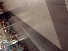 in the shop, an old ebony woman gets her ass folded in hidden voyeur scene