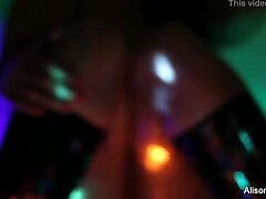 Alison Tyler tall brunette pornstar nude masturbation!