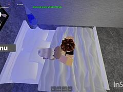 Intense Public Anal in Roblox! Bent Over for Doggy Assfucking!