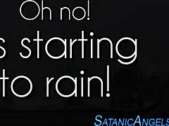 Big tits cougar bounces on monster cock in outdoor anal assfucking