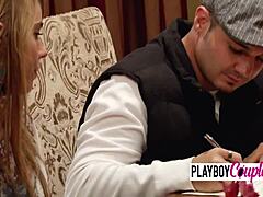 Ashley And Nick Sign Contract Before Heading Out To Play With Swingers!