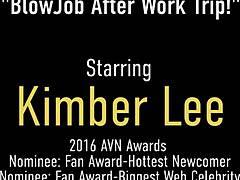 hottie kimber lee handjob blowjob