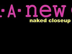 Cute teen blonde shows her sexy petite body on sofa during casting.