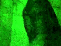 Alice, the redhead shemale, craves a big black cock for her big ass