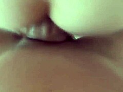 Huge monster cock destroys tight asshole in POV anal fucking.