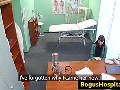 real patient babe gets drilled by doctor in hidden cam clip