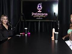 Negra Gostosa Faz Stripper Mostrando Os Peitos Depois De Dizer O Que Sente Quando Chupa Um Pau E Que A Mulher Não Goza Por Qualquer Homem - Vicky Menage Sheer Red