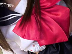 Japanese teen actress discovers pleasure