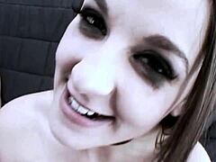 Brunette In High Heels Experiences Intense Pleasure During Session