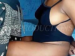 african teen 18+ tied up, slurping and slobbering on bbc roughly like a good slut