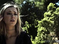 Slender taboo teen 18+ gets pounded with extreme blonde skinny hardcore and cum in mouth facial jizz