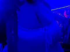blue light special with big black cock and beautiful tits