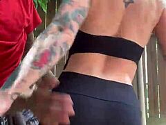 Redhead leads rough interracial 4some orgy with intense group action