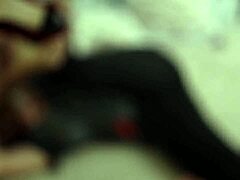 This French amateur in green leather pants gets doggy style POV with ass licking and spanking. 🔥