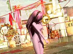 Megurine Luka Showcases Big Tits And Pussy In Patchwork Staccato Project Diva Nude Mod