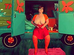 Granny Velma Dinkleys Haunted Mystery Fuck And Creampie Orgasm