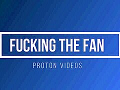 Cowgirl position fucks fan hard!