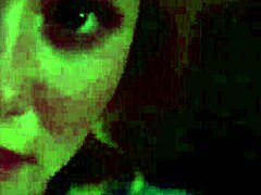 Hot teen 18+ feels aroused filming solo masturbation at night