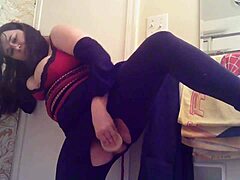 Horny fat slut bound in chubby bondage compilation. Solo softcore play with curvy body teasing to orgasm.