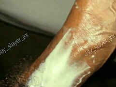 Big Black Cock Rips Clothes in Doggy, Dripping Cumshot on Ass