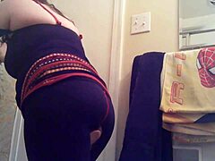 Horny fat slut bound in chubby bondage compilation. Solo softcore play with curvy body teasing to orgasm.