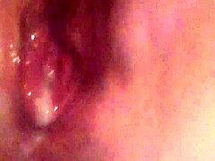 Pussy Got Filled Up With Creampie Cum