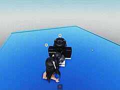 Hot woman jerks off for the young guy with big dick